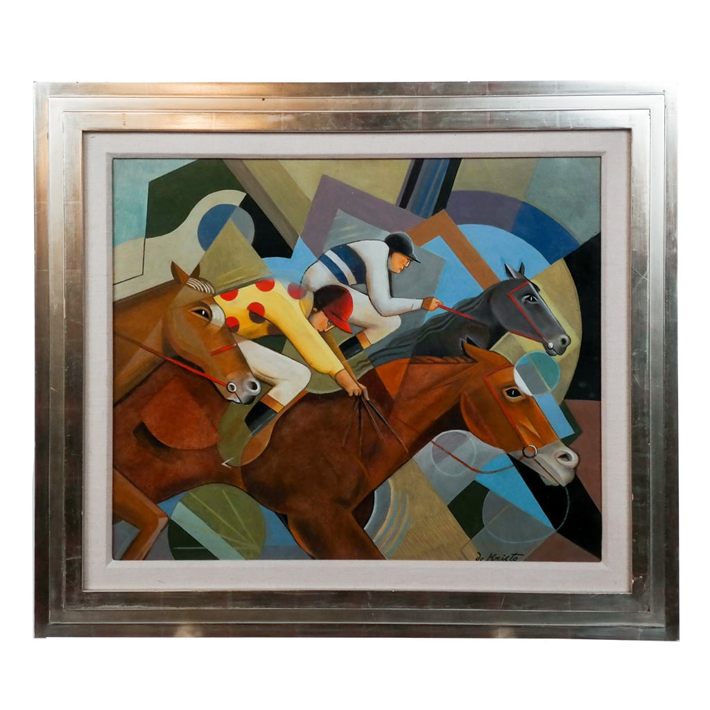 Bela de KRISTO: Horse Jockeys - Oil Painting (1 of 9)