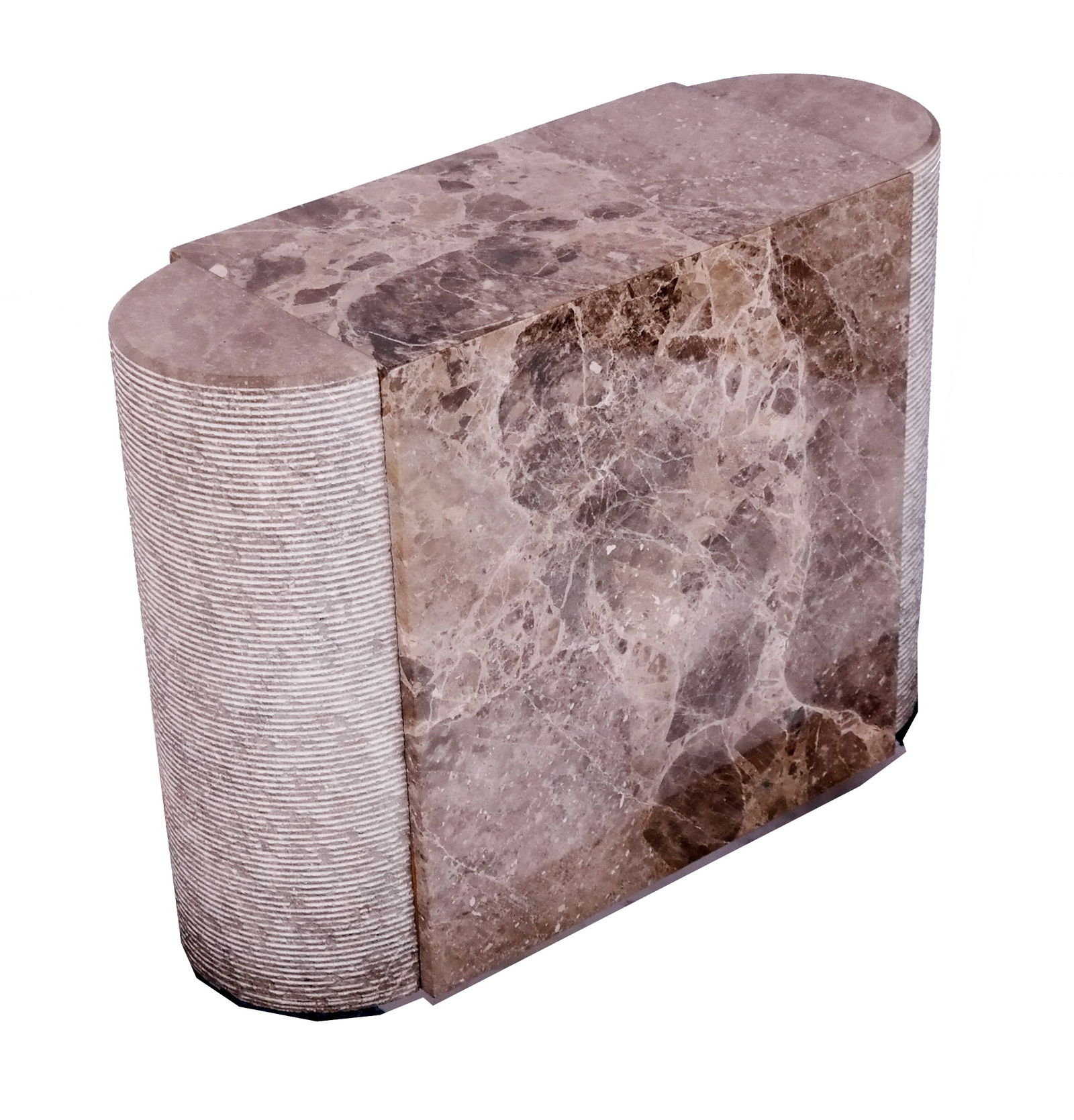 Contemporary Low Marble Pedestal (1 of 9)