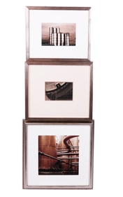 Three Framed Industrial Images