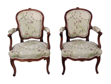Pair of 18th C. French Armchairs