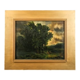 L. YEE (?(: Wooded Landscape - Oil Painting