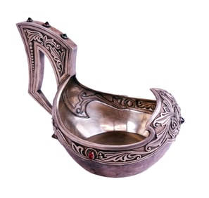 Russian Silver Kvosh by Faberge