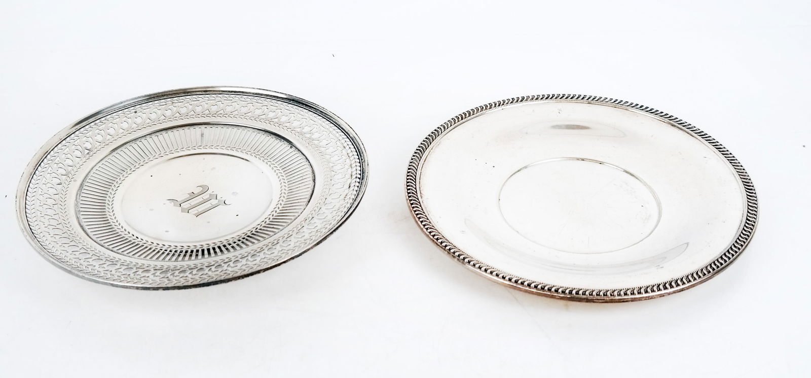 Two Sterling Silver Plates (1 of 10)