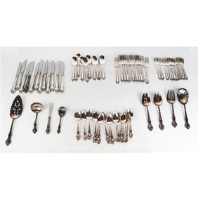 80-Pc. Silver Plate Flatware Set