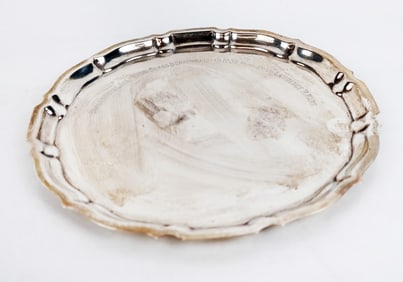 Gorham Sterling Silver Trophy Plate