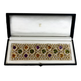 Carnevale 18K & Simulated Gemstone Bracelet