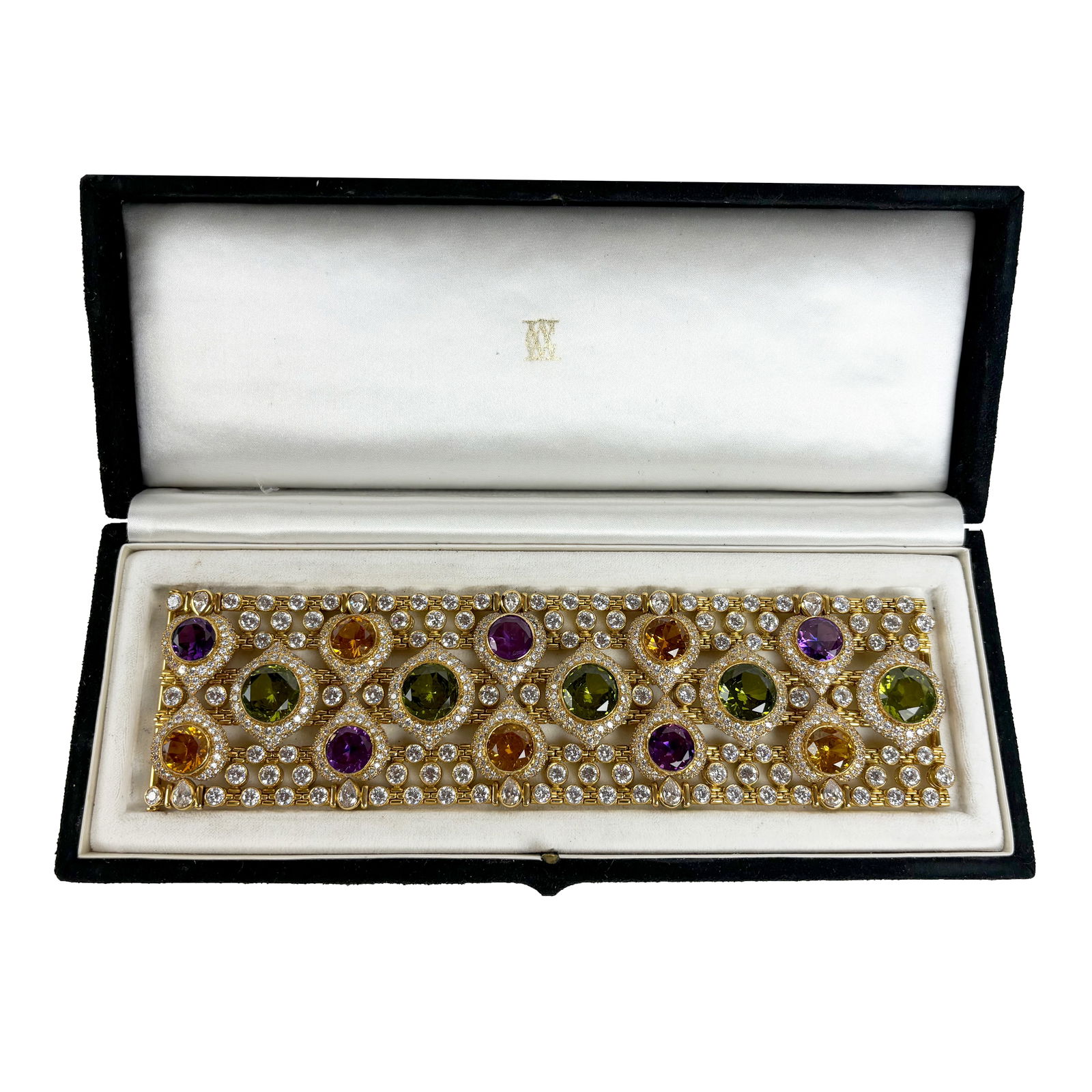 Carnevale 18K & Simulated Gemstone Bracelet (1 of 9)