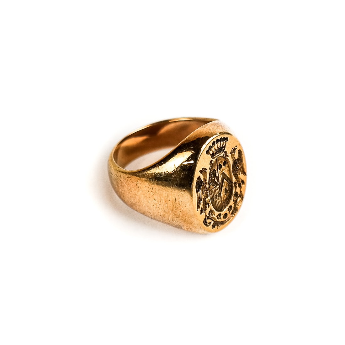 18K Gold Intaglio Seal Ring (1 of 9)