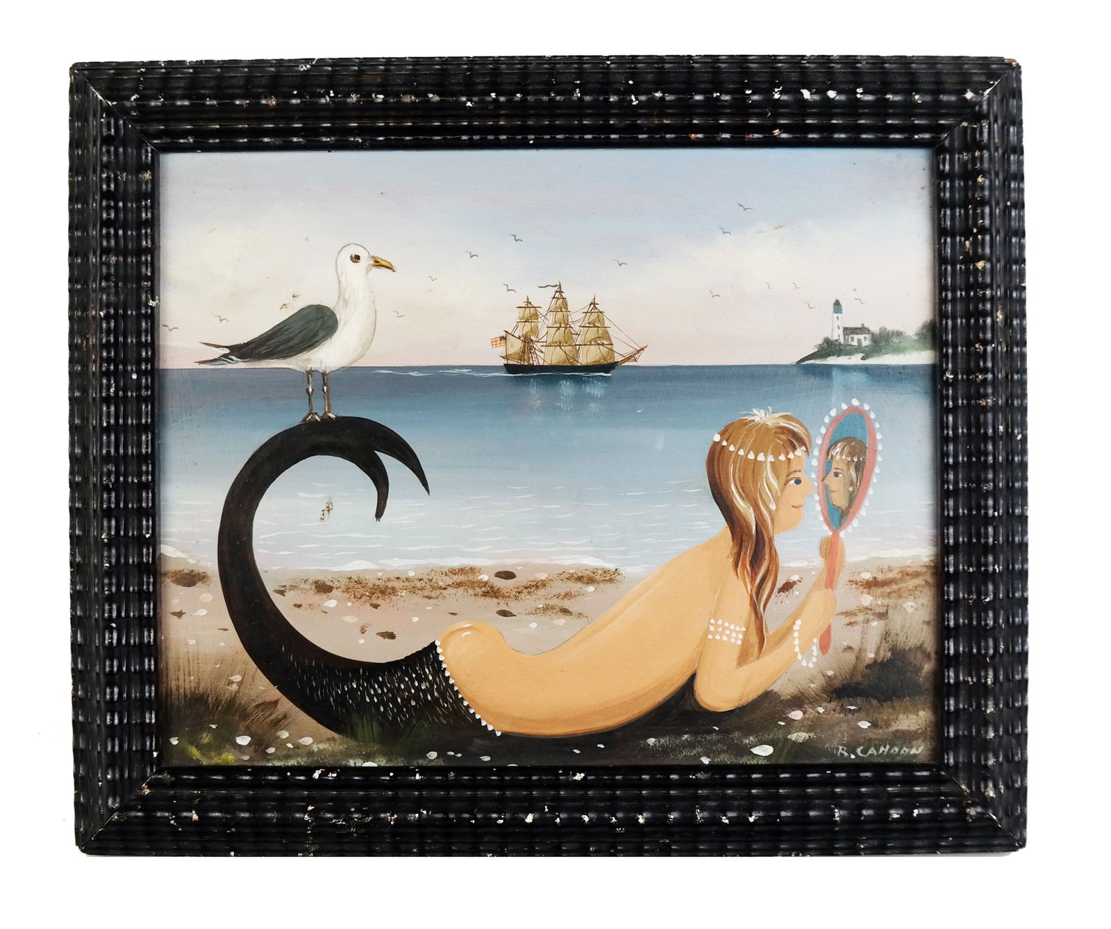 Ralph CAHOON: Mermaid - Oil Painting (1 of 9)