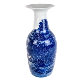 Chinese Blue and White Porcelain Vase