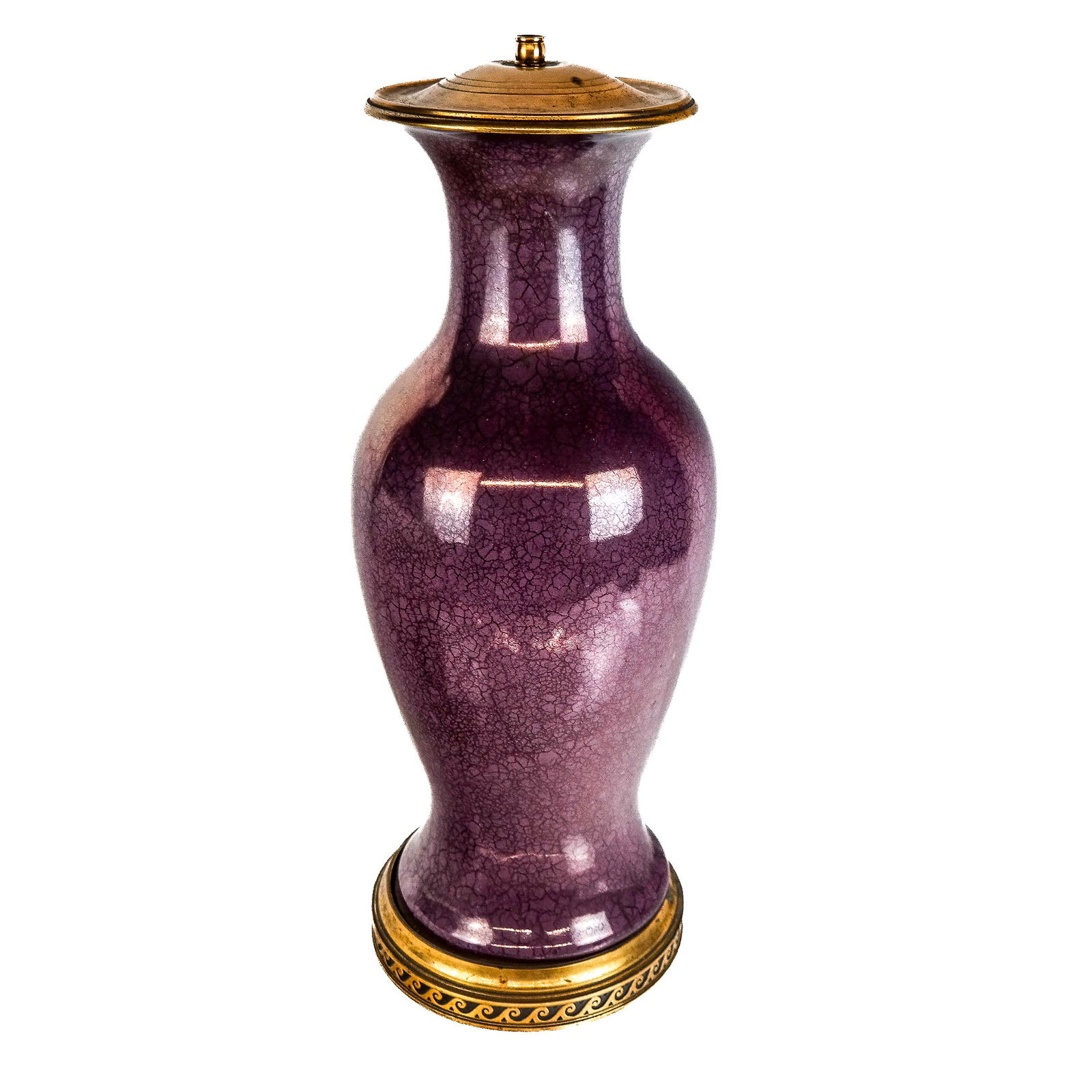 Chinese Purple Crackle Vase (1 of 6)