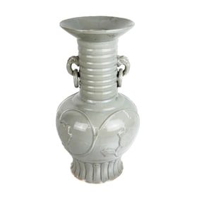 Chinese Pale Gray Vase
