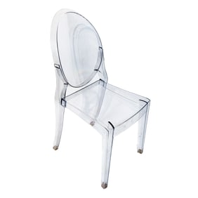 Clear Acrylic "Ghost"-Style Side Chair