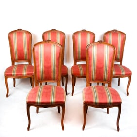 Six Louis XV-Style Dining Chairs