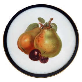 Continental Painted Porcelain Dessert Plates (10)