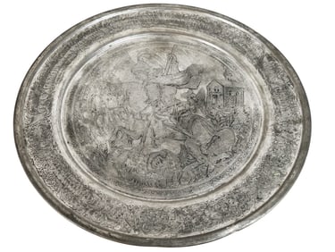 Decorative Metal Round Plate