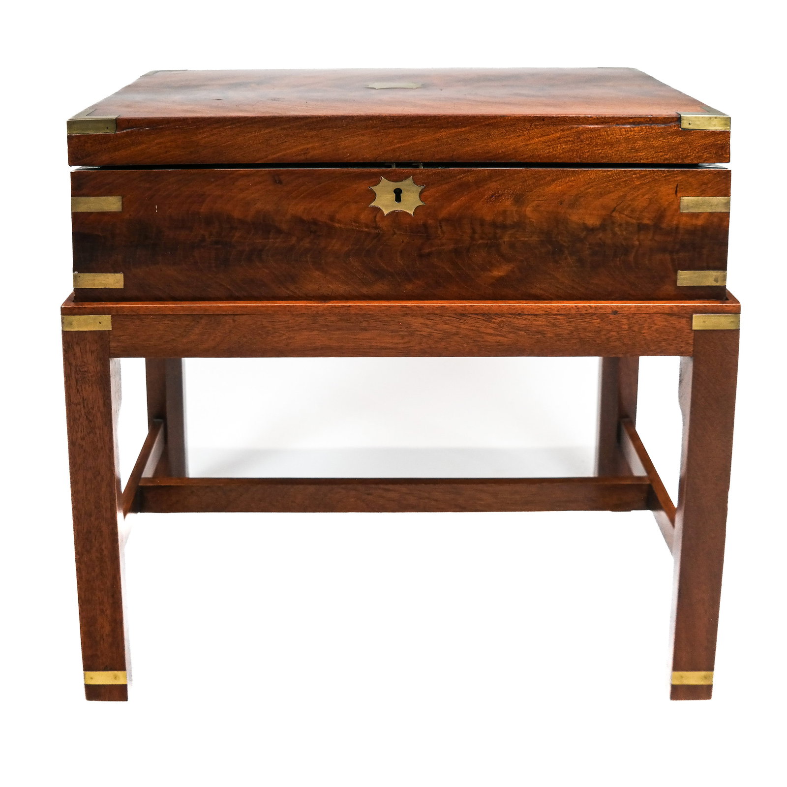 Antique English Lap Desk on Stand (1 of 8)