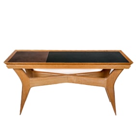 Gio Ponti Leather-Topped Console Table