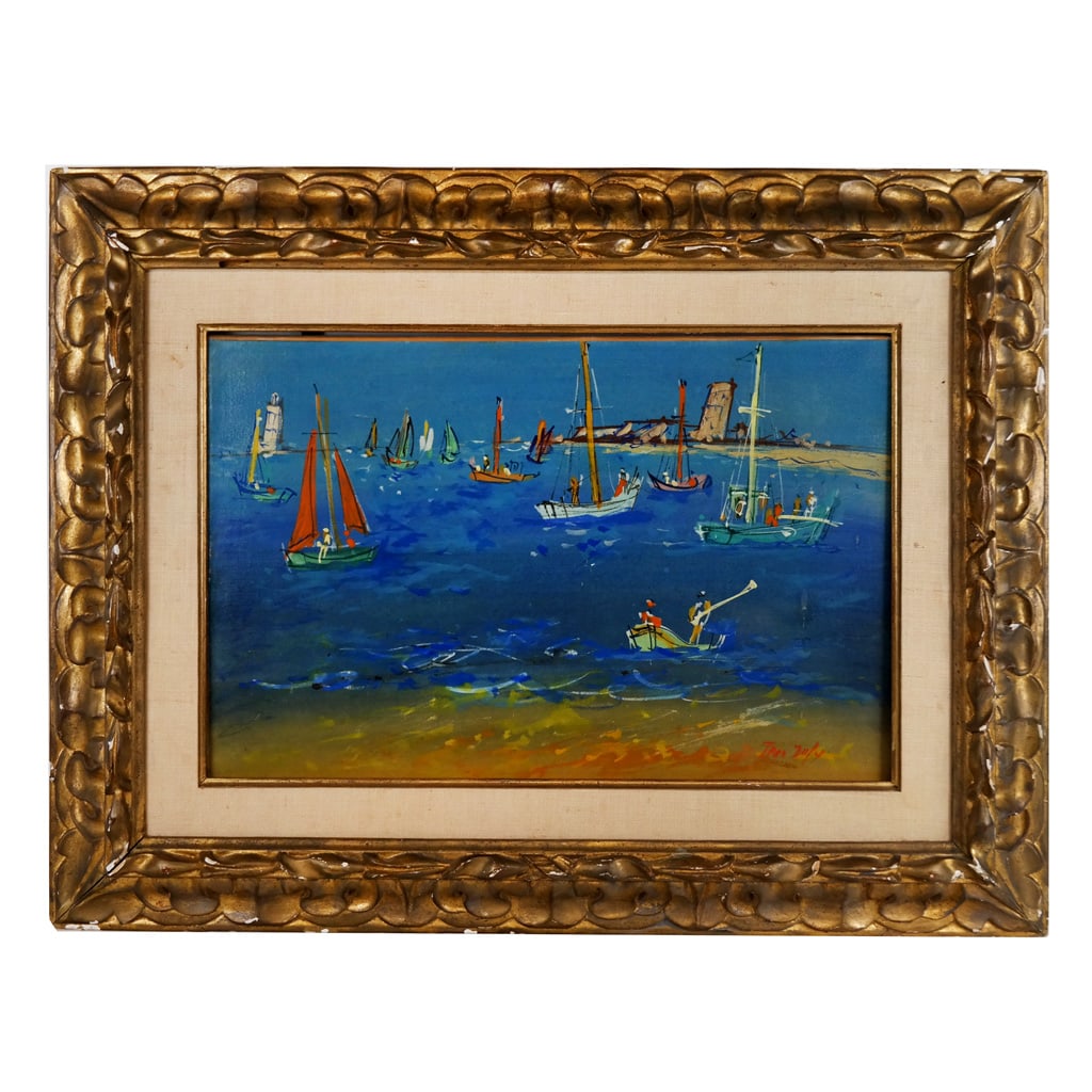 Jean DUFY: Bateaux & Voiles - Oil Painting (1 of 20)