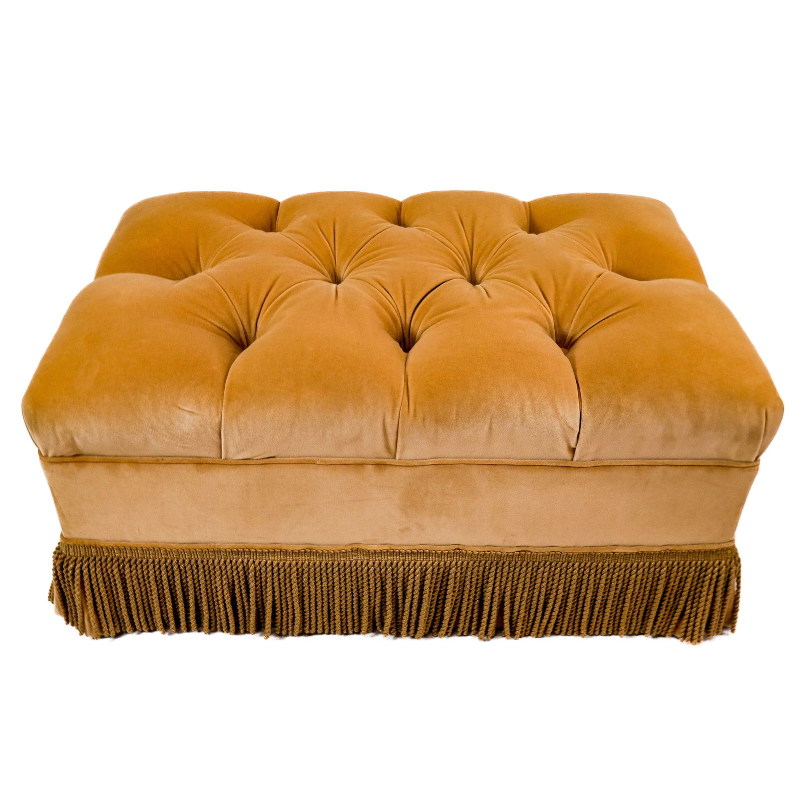 Late 20th C. Tufted Ottoman (1 of 6)