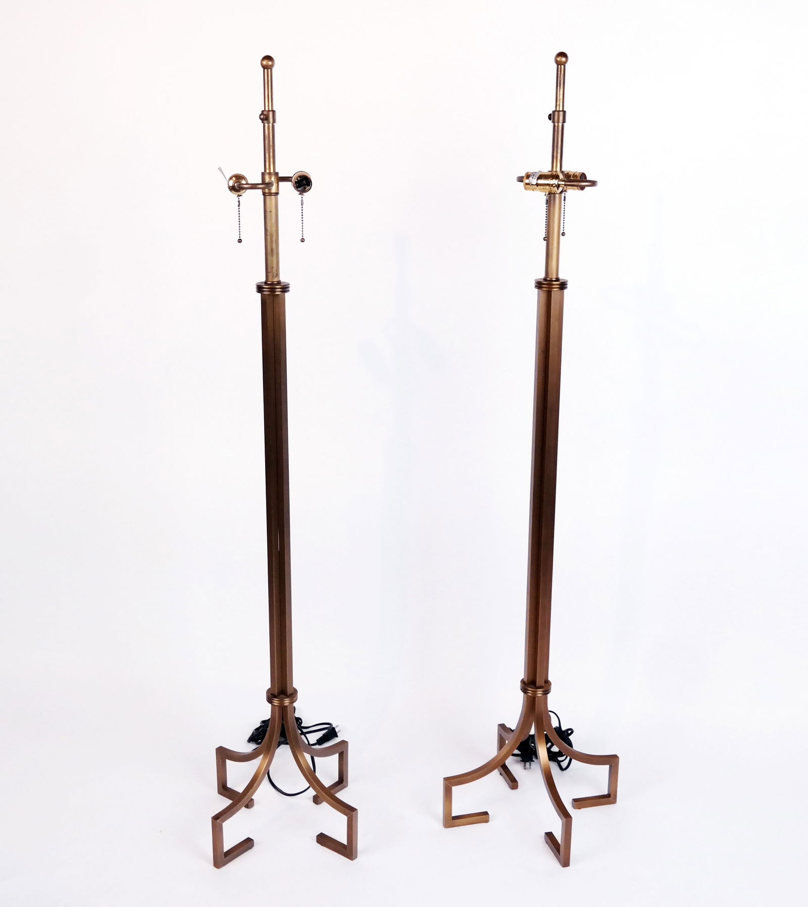 Pair of Modern Bronze Floor Lamps (1 of 8)