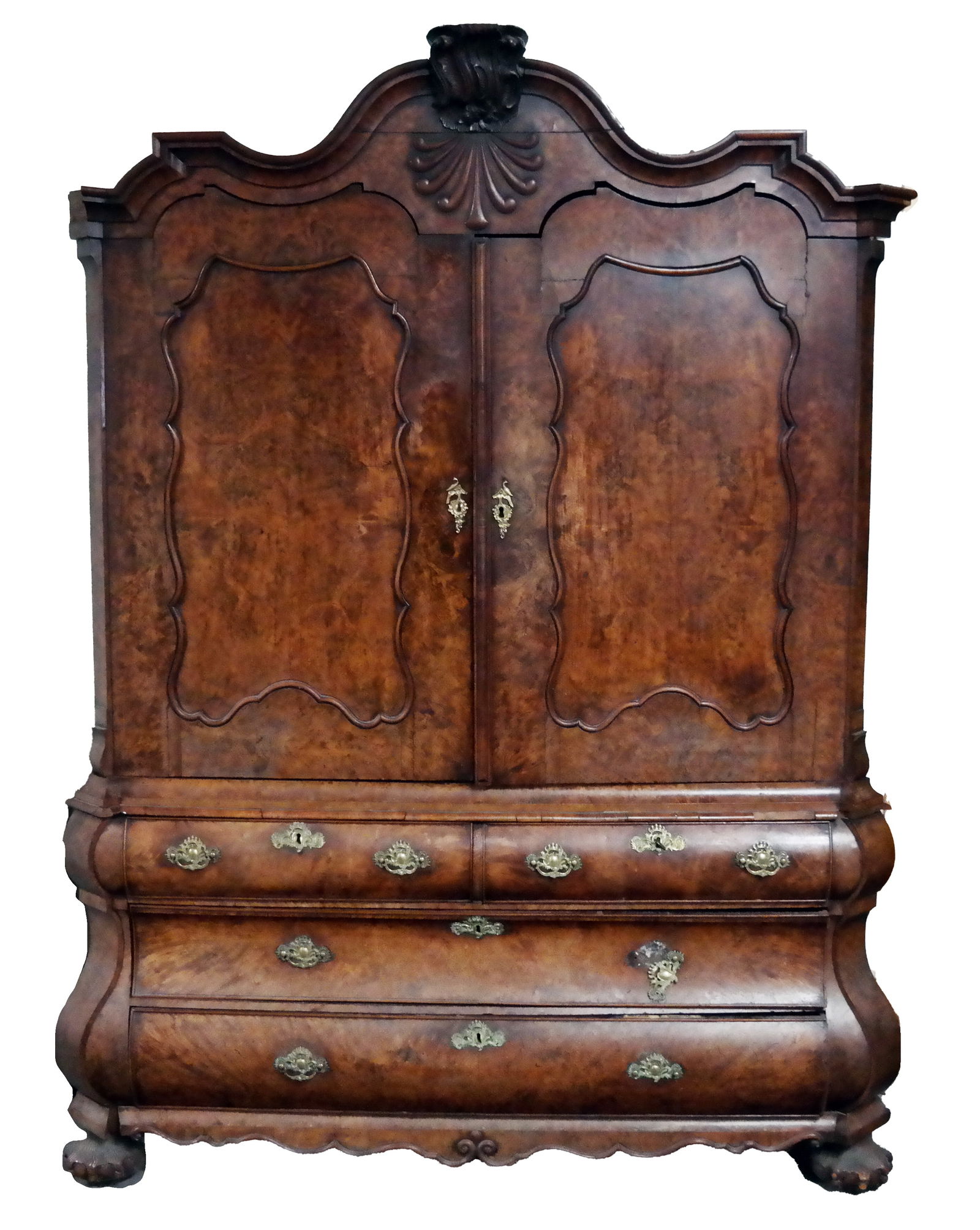 18th C. Dutch Louis XV Cabinet (1 of 8)