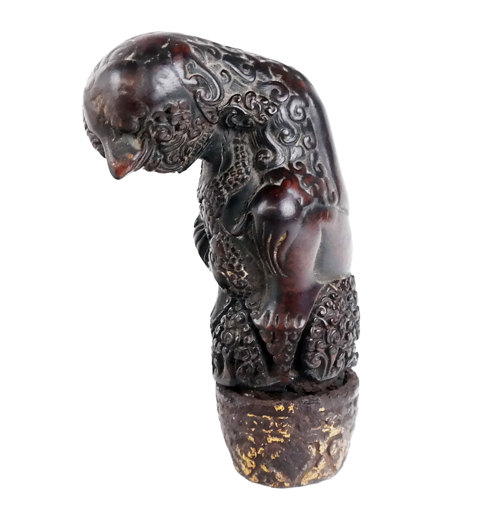 Indonesian Carved Wood Kris Keris Hilt (1 of 7)