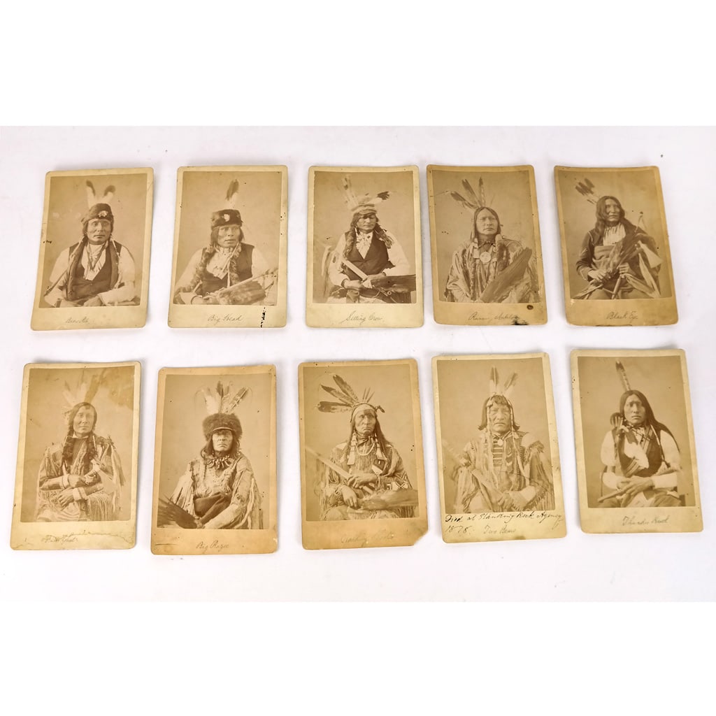 Indian Wars: Gen. Stanley's Native Cabinet Cards (1 of 8)