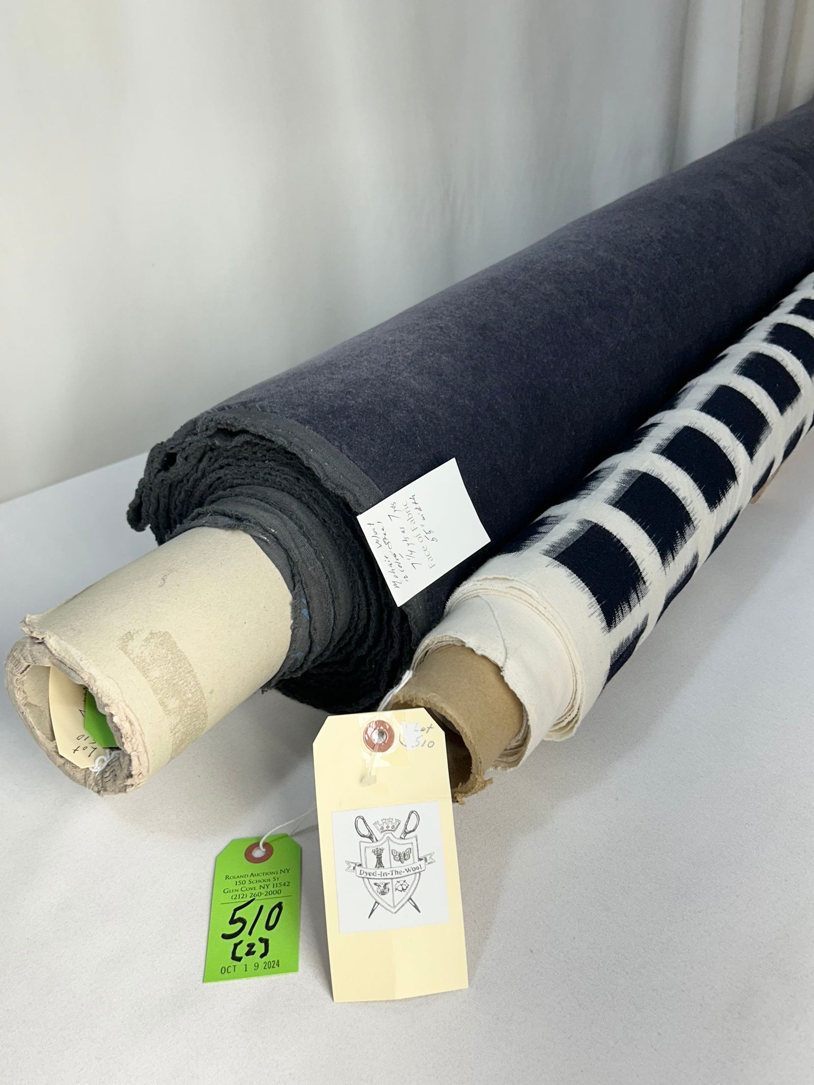 Romo Geometric and Rogers & Goffigon's Mohair Fabric (1 of 6)