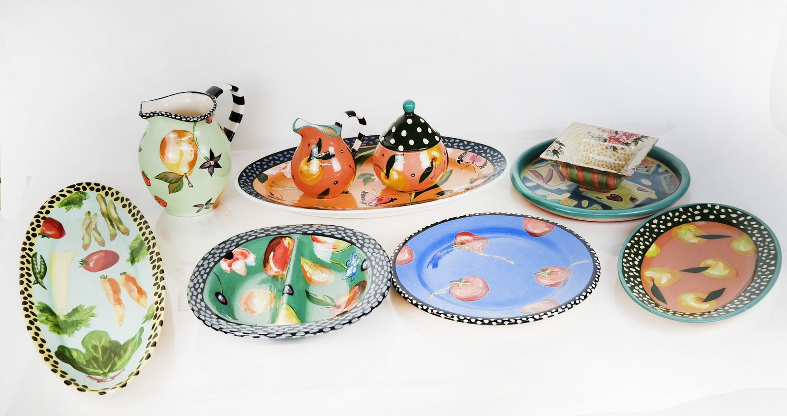 Group of Droll Design and Others Tablewares (7) (1 of 19)