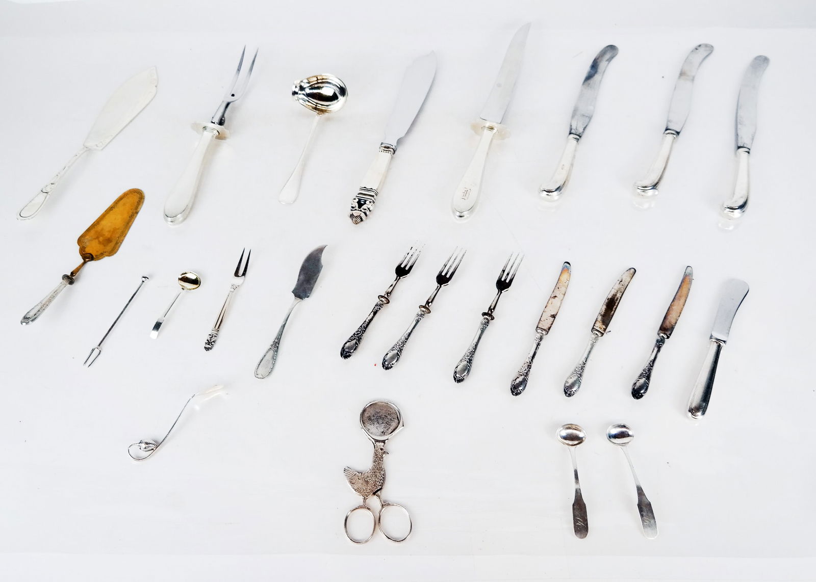 Assorted Silver & Silver Plate Flatware (1 of 9)