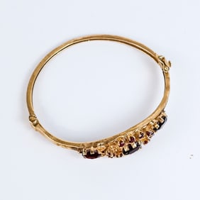 14K Gold and Gemstone Bracelet