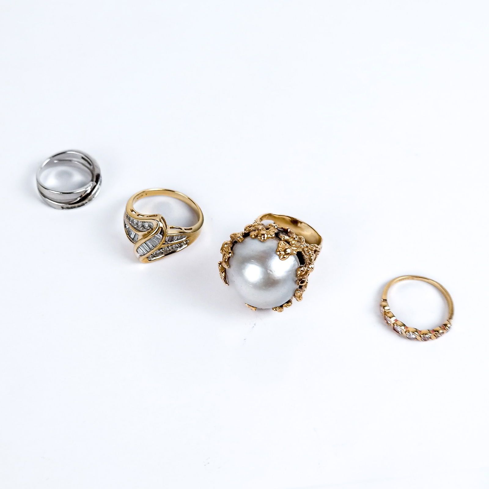 Group of 14K Gold and Gemstone Rings (4) (1 of 20)