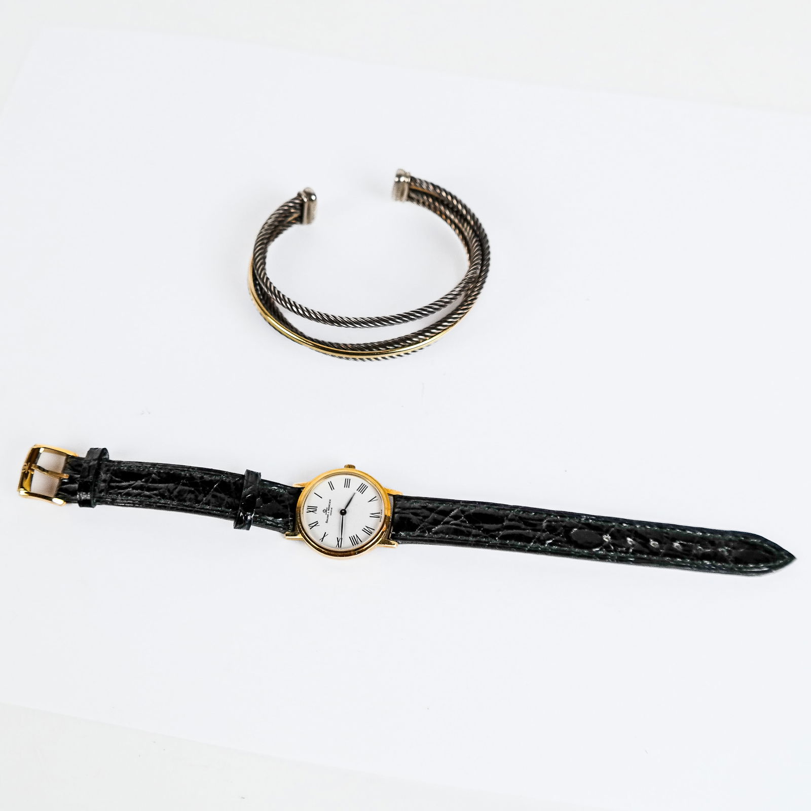 David Yurman Bracelet and Baum & Mercier Watch (2) (1 of 11)