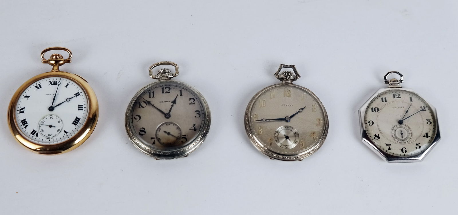 Four 14K Gold Open Face Pocket Watches (1 of 17)