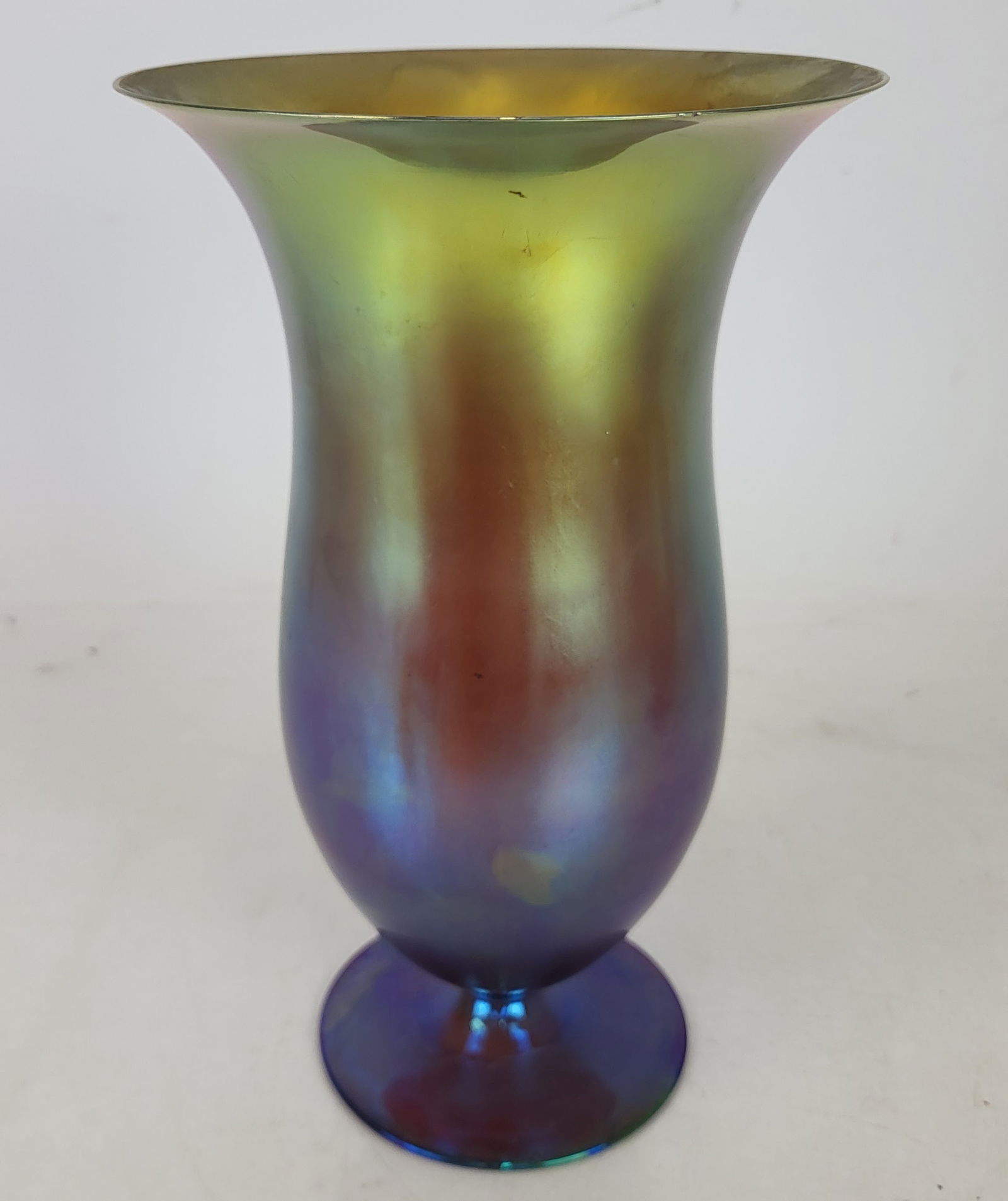 Tall Iridescent Glass Vase (1 of 7)