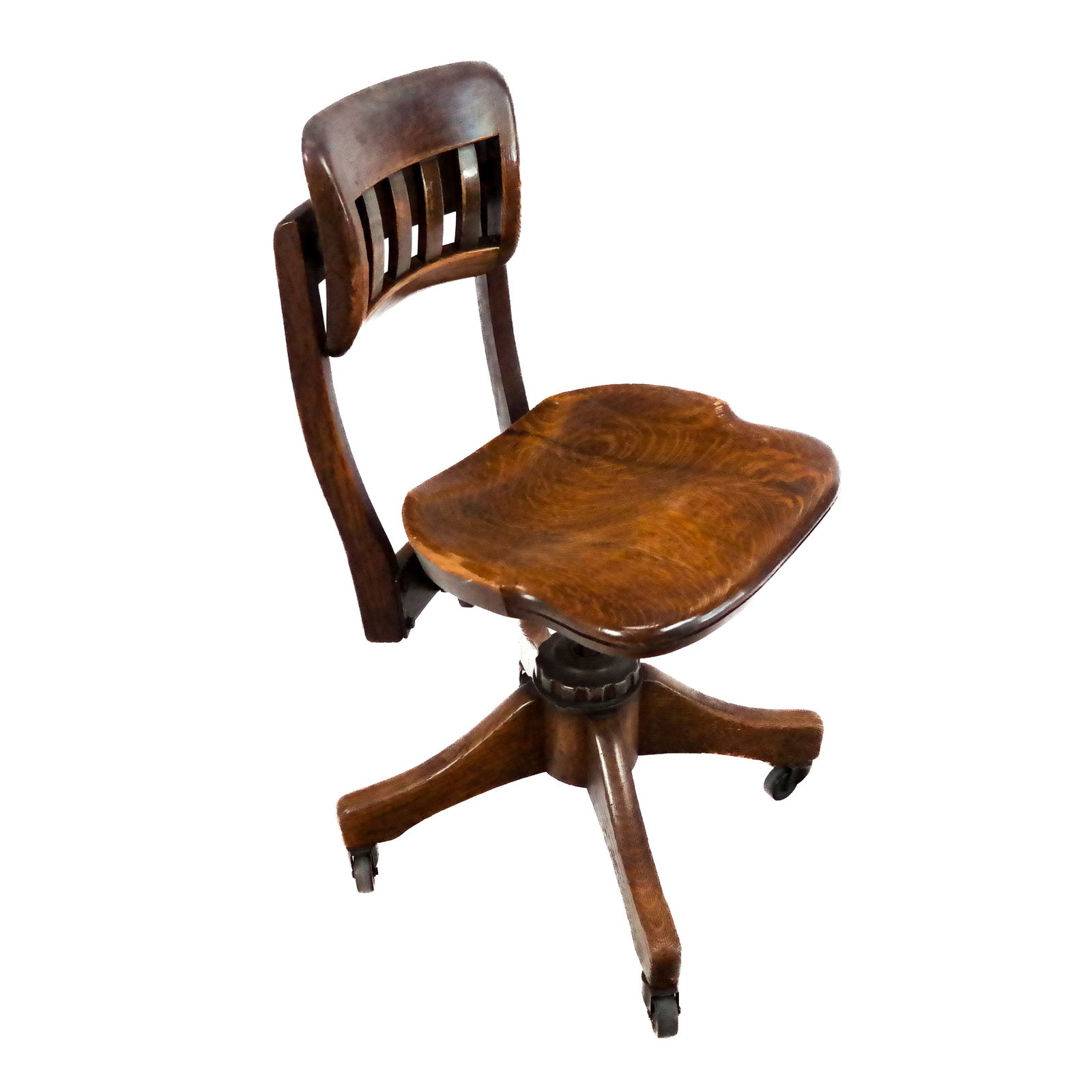 Vintage Oak Office Chair (1 of 10)