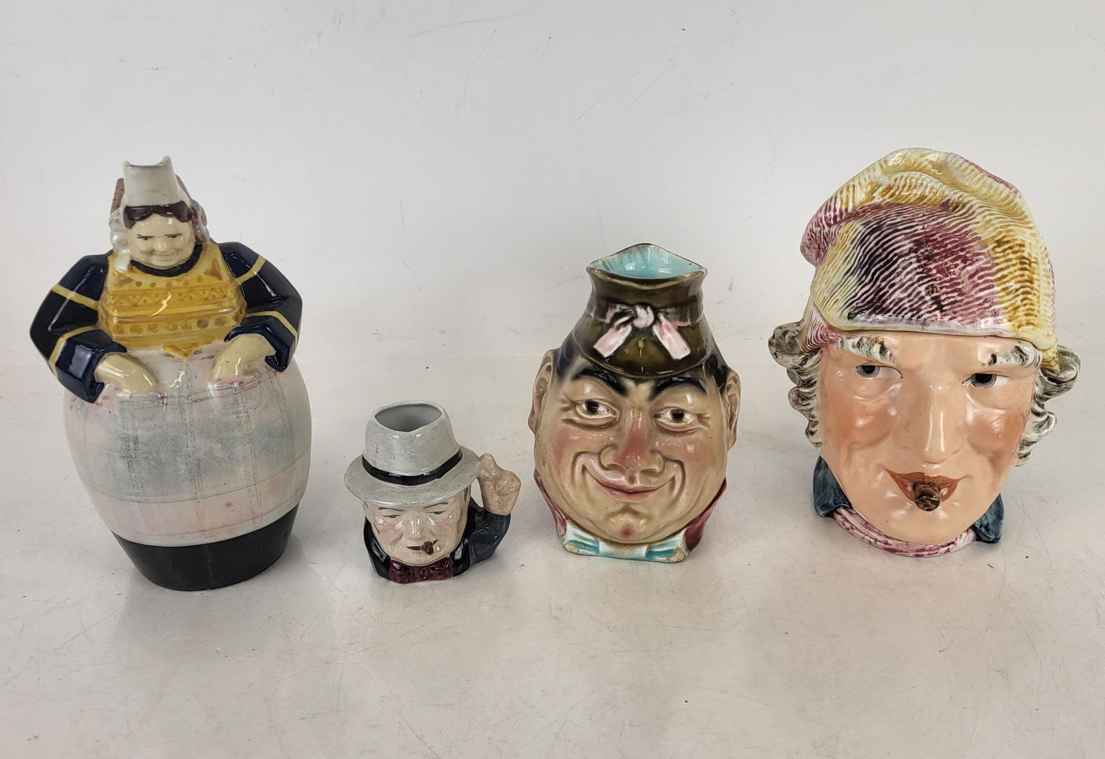 Four English Figural Ceramic Vessels (1 of 20)