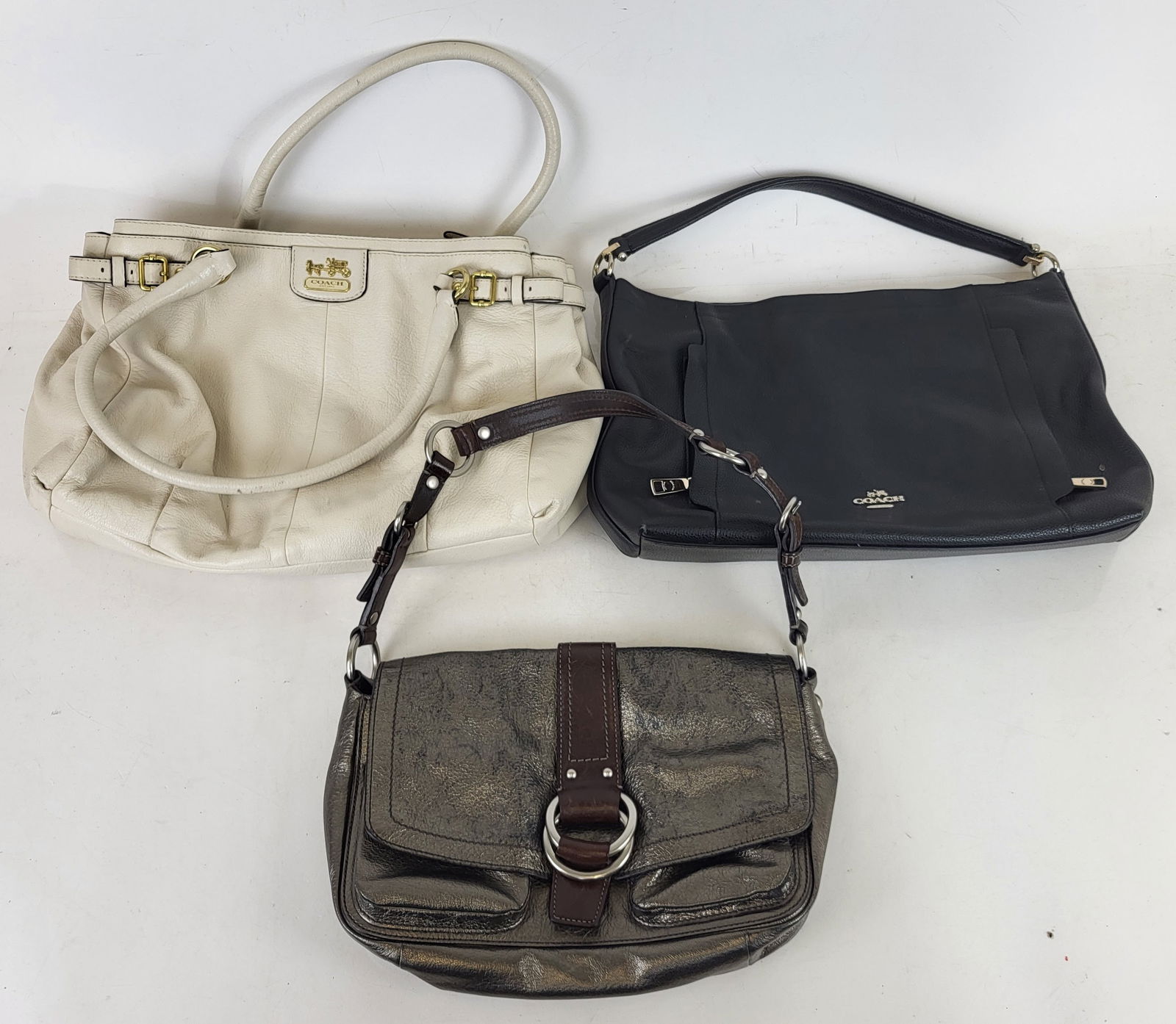 Three Coach Leather Handbags (1 of 13)