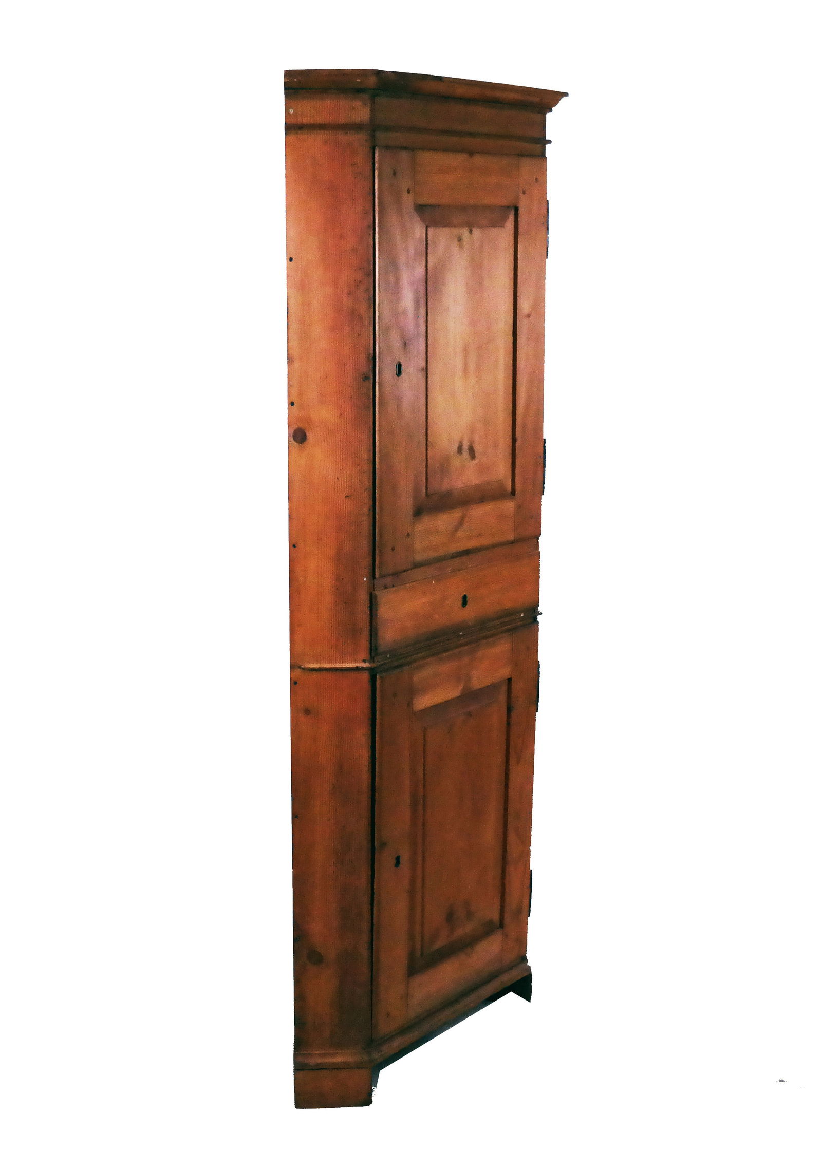 Antique American Pine Corner Cabinet (1 of 8)