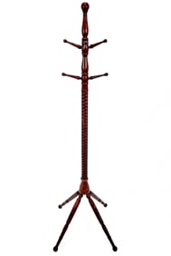 Early 20th C. Twist Coat Stand