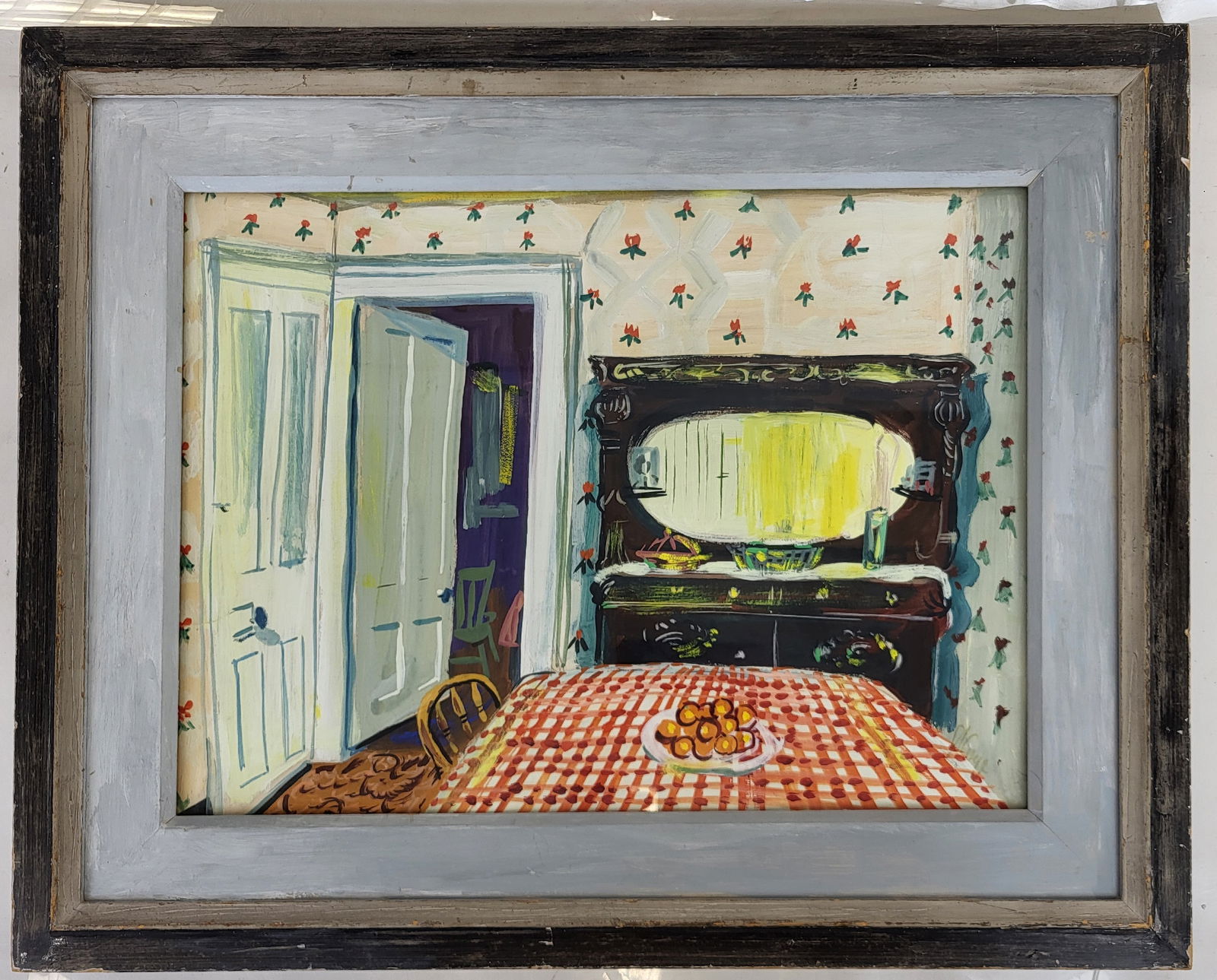 George KAYE: "Benny's Kitchen" - Gouache Painting (1 of 11)