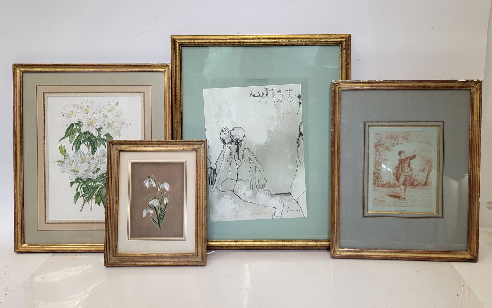 Four Framed Vintage Decorative Artworks (1 of 20)