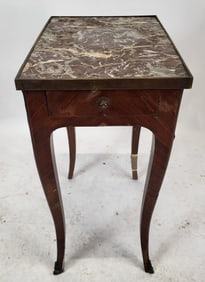 19th C. French Marble-Top Table