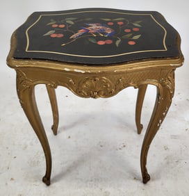 Early 20th C. Pietra Dura Marble Top Table