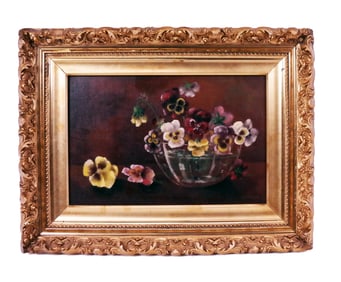 American Oil Painting of a Still Life