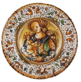 18th/19th C. Majolica Italy Charger