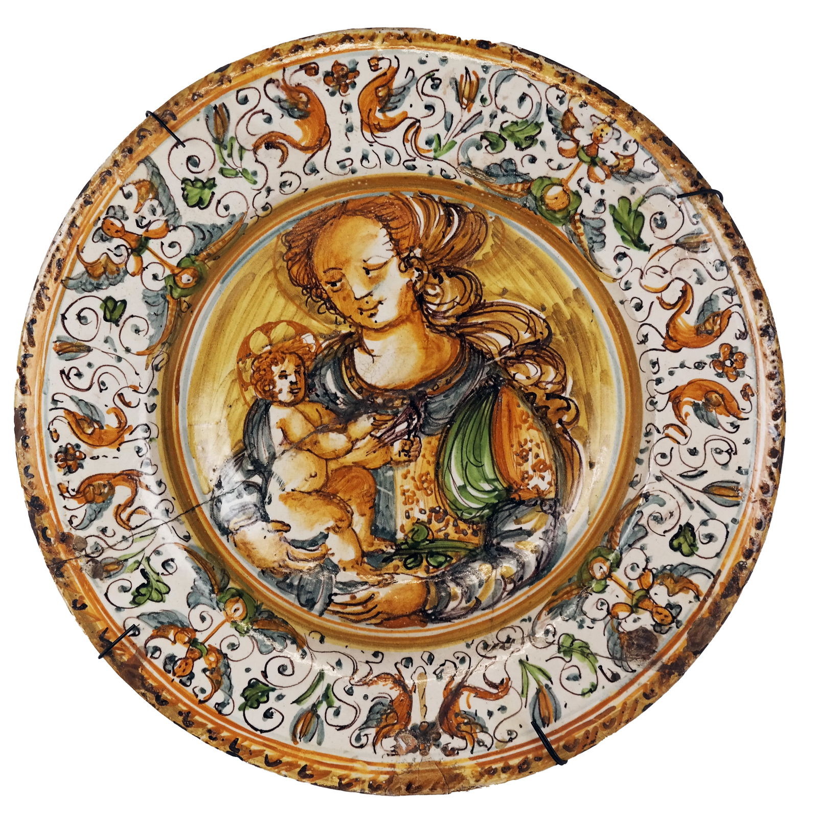 18th/19th C. Majolica Italy Charger (1 of 13)