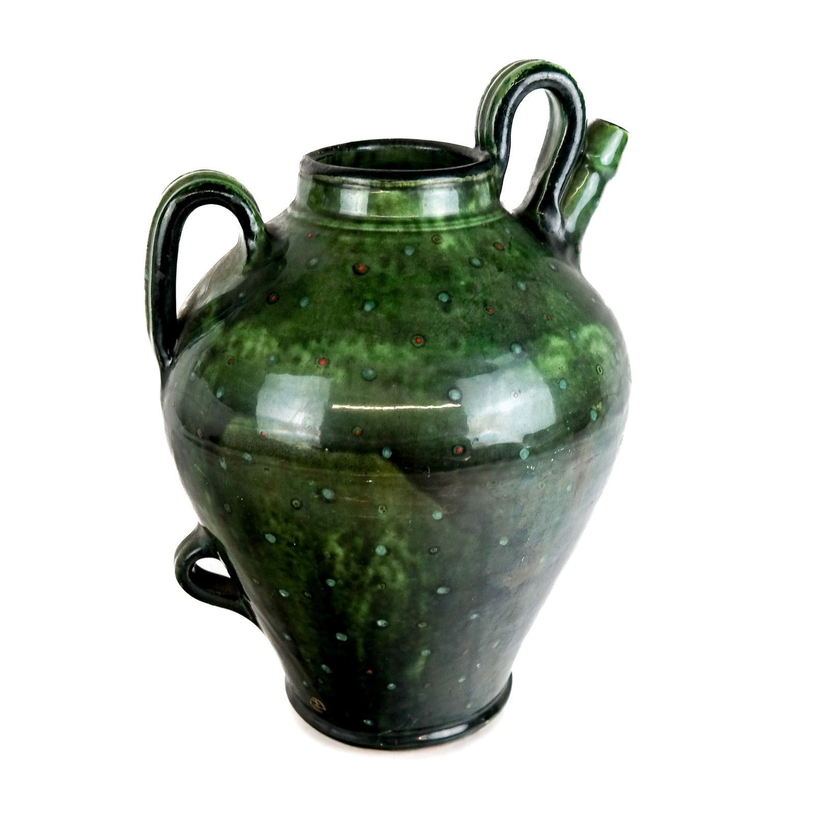 Redware-Manner Green-Glazed Pitcher (1 of 11)