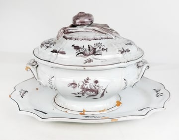 Italian Soup Tureen w/ Plate